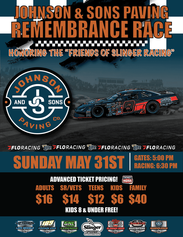 Johnson & Sons Paving Remembrance Night promo