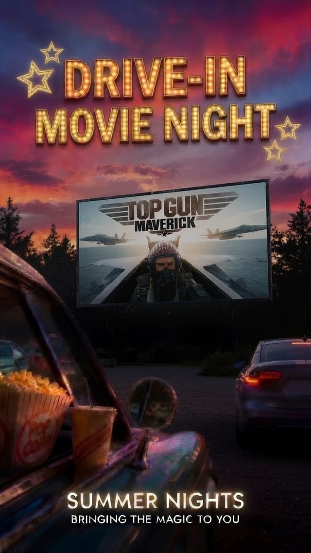 Drive In Movie Night @ Elko - Top Gun: Maverick 🌟 promo