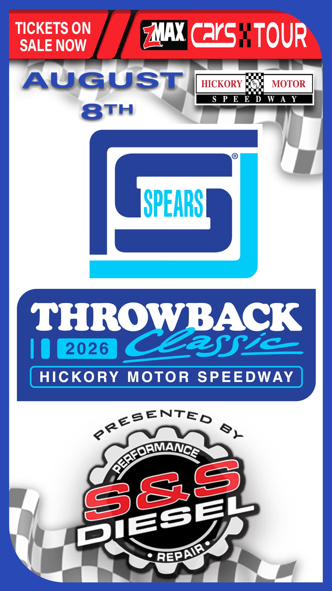 zMAX CARS Tour SPEARS Throwback Classic promo